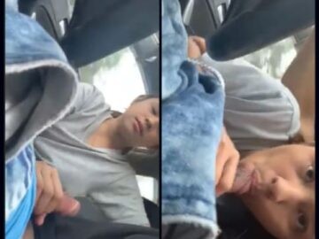 Đang chạy xe nhưng được em ghệ dâm bú thật tê