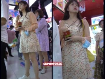 quay lén dưới quay em hot girl trong trung tâm thương mại
