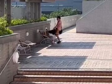 quay lén em gái bú cặc người yêu ngoài đường